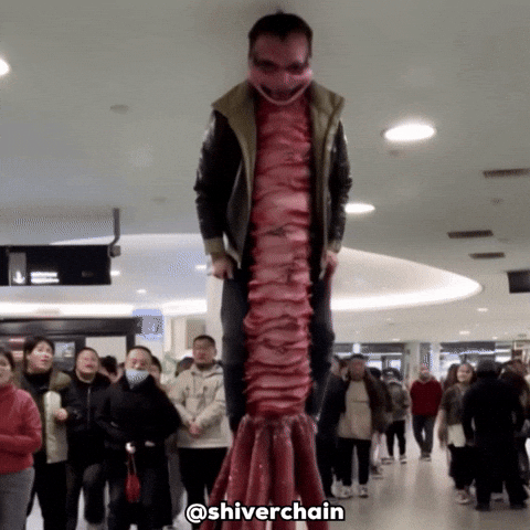 shiverchain weird scary monster alien GIF