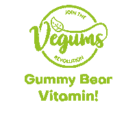 Vegan Bear Sticker by The Social Beans