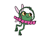 belenga frog fairy froggie belenga Sticker