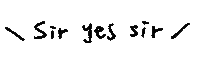 Yr 手寫字 Sticker