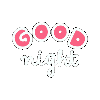 Good Night Rainbow Sticker