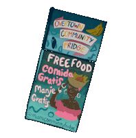Community Fridge Sticker by Buddy System Mia