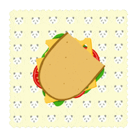 Sandwich Wrap It Sticker by pandoo