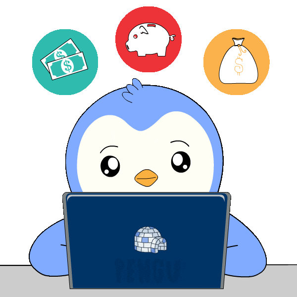 Black Friday Money Sticker by Pudgy Penguins