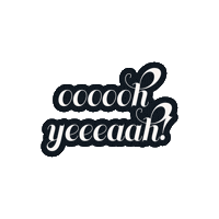 Excited Oh Yeah Sticker