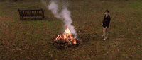 on fire GIF