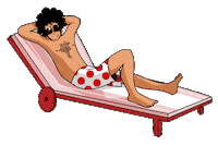 Summer Beach Sticker by Pepephone