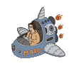 Flying Saucer Ufo Sticker by Maro