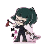 Panda Manga Sticker