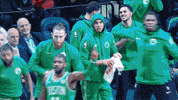 celebrate lets go GIF by NBA