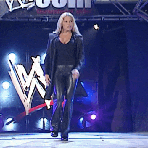 Walking Entrance GIF by Trish Stratus