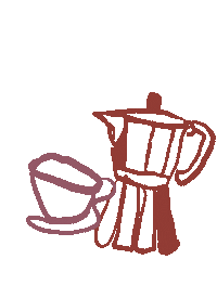 LaPaolaDesign coffee tea cafe espresso Sticker