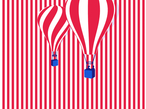 sorenworks giphyupload balloon stripes artsy GIF