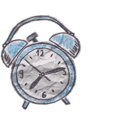 Time Clock Sticker by Demic