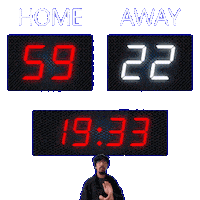 22 Away Sticker