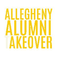 Actakeover Sticker by Allegheny College