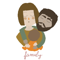 Family Mom Sticker by Amelie