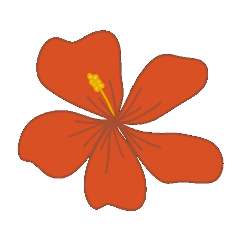 Flower Hawaii Sticker