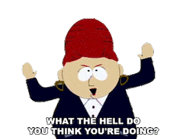What Are You Doing Sticker by South Park