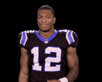 d.j. moore kiss GIF by NFL