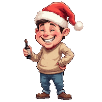The Christmas Party Sticker