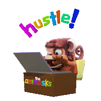 3D Hello Sticker by The Animasks