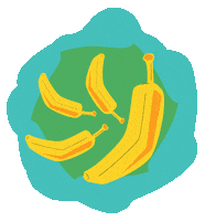 evapifyvapes color fruit banana crystal Sticker