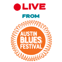 Camera Recording Sticker by Austin Blues Festival