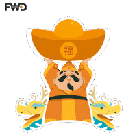 Chinese Money Sticker by FWD Insurance Group