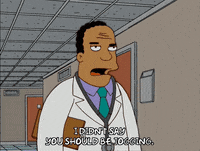 Gesturing Season 17 GIF by The Simpsons