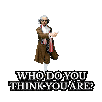 Who Do You Think You Are I Am Pumped Up Sticker