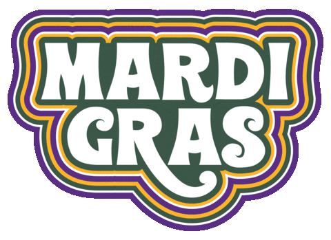 Mardi Gras Parade Sticker by Sweet Baton Rouge