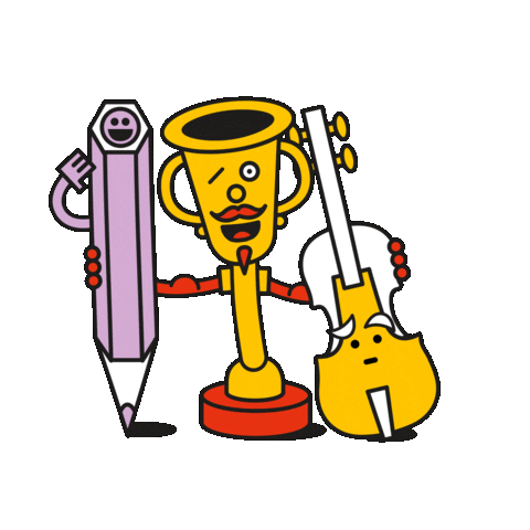 Violin Sticker by Johan Moorman