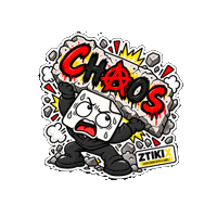 Total Chaos Wtf Sticker by ZTIKIX