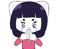 jeyi_ch cat kawaii crying upset Sticker