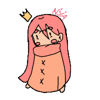 omfgoddess_ pink omg beauty hair Sticker