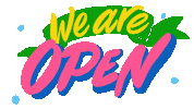 Erica We Are Open Sticker