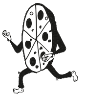 Pizza Sticker by Cervezatropera