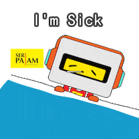 Sick Ah Ha Sticker by Seri Pajam Development