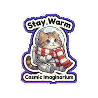 Stay Warm Winter Season Sticker