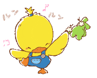 angrybabyz happy baby duck glad Sticker