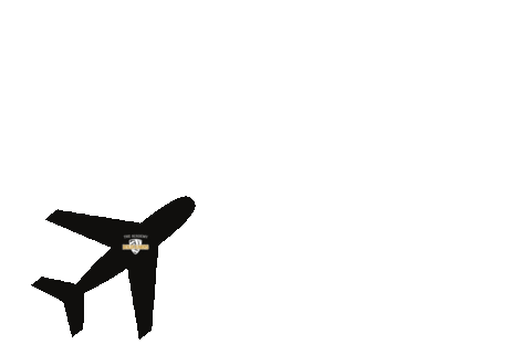 Plane Flight Sticker by The Academy Volleyball Club