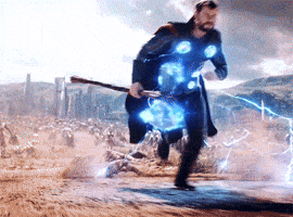 Chris Hemsworth Marvel GIF