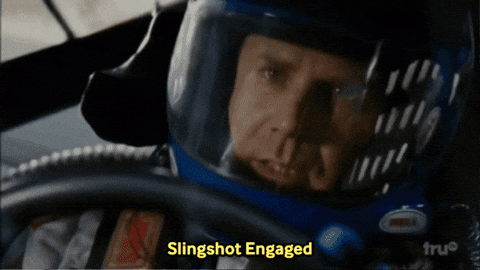 taylovision giphygifmaker nascar race car slingshot GIF