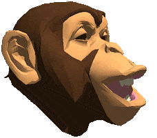 Art Monkey Sticker by badblueprints