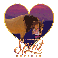 Heart Love Sticker by DreamWorks Spirit