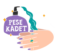 THLorg korona koronavirus thl viisi valttia Sticker