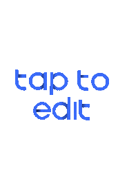 Editing Tap To Edit Sticker