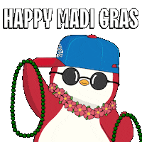 New Orleans Party Sticker by Pudgy Penguins