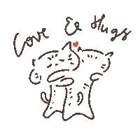 Cats Love Sticker